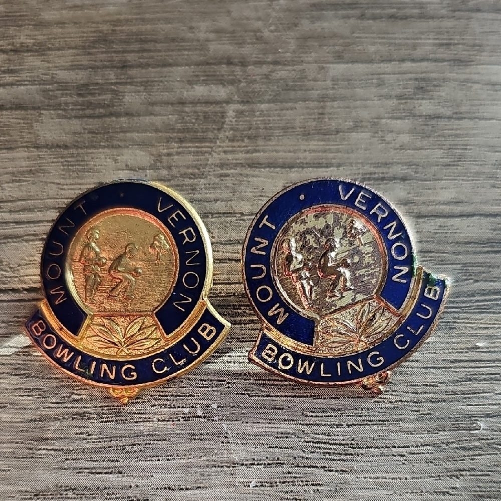 Mount Vernon Bowling Club Pins